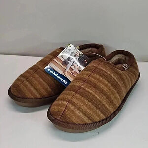 Cobian mens Diego faux shearling lined slippers brand new.